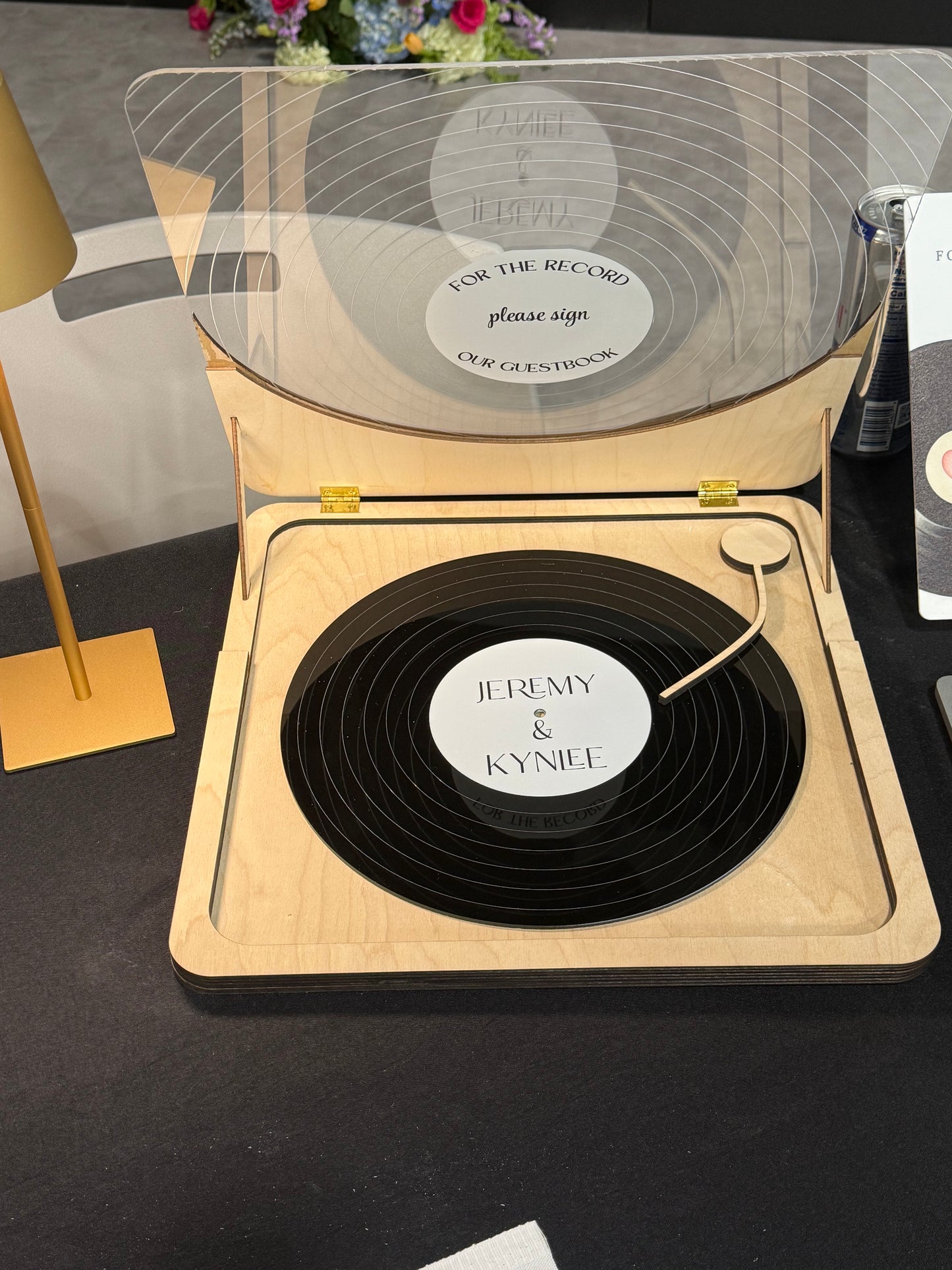 Record Player Guest Book