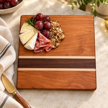 8x8 Striped Charcuterie Board