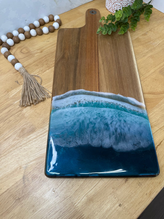 Wave Epoxy Charcuterie Board