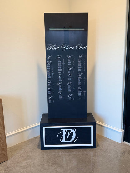 The Black-Tie Seating Chart - Rental