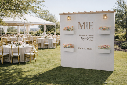 The Floral Welcome Wall - Rental