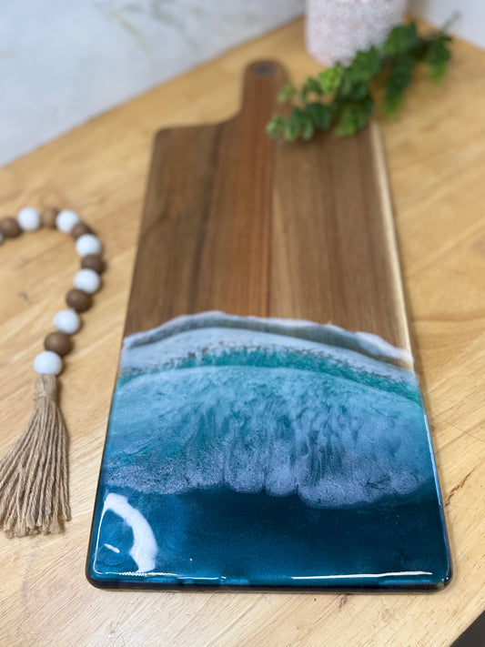 Wave Epoxy Charcuterie Board